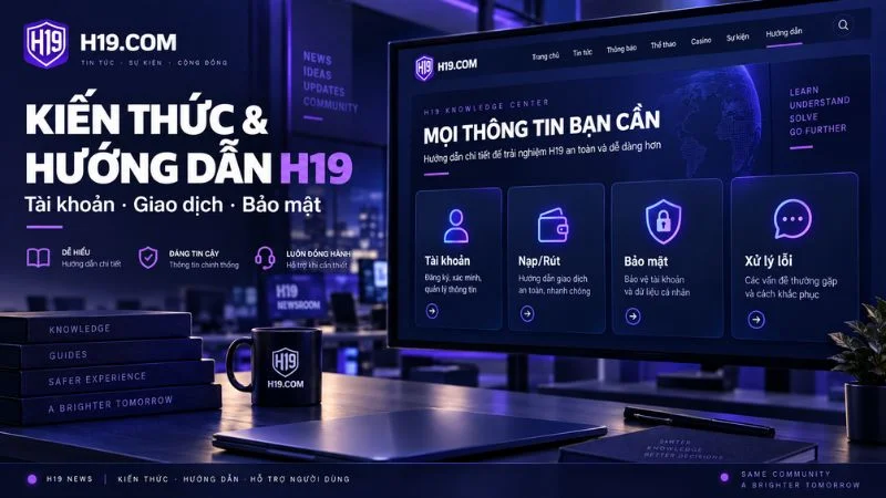 Kiến thức và hướng dẫn H19 về tài khoản giao dịch và bảo mật